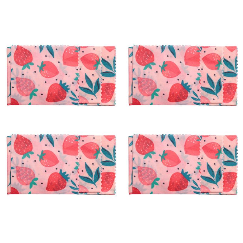 B62B-4Set غطاء قماشي من شمع ال - مراجعة Beeswax Wrap Reusable وسعره