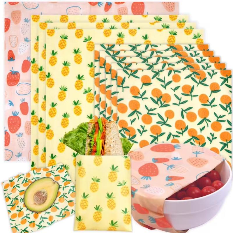 شمع العسل الغذاء التفاف صديقة  - مراجعة Beeswax Wrap Reusable وسعره