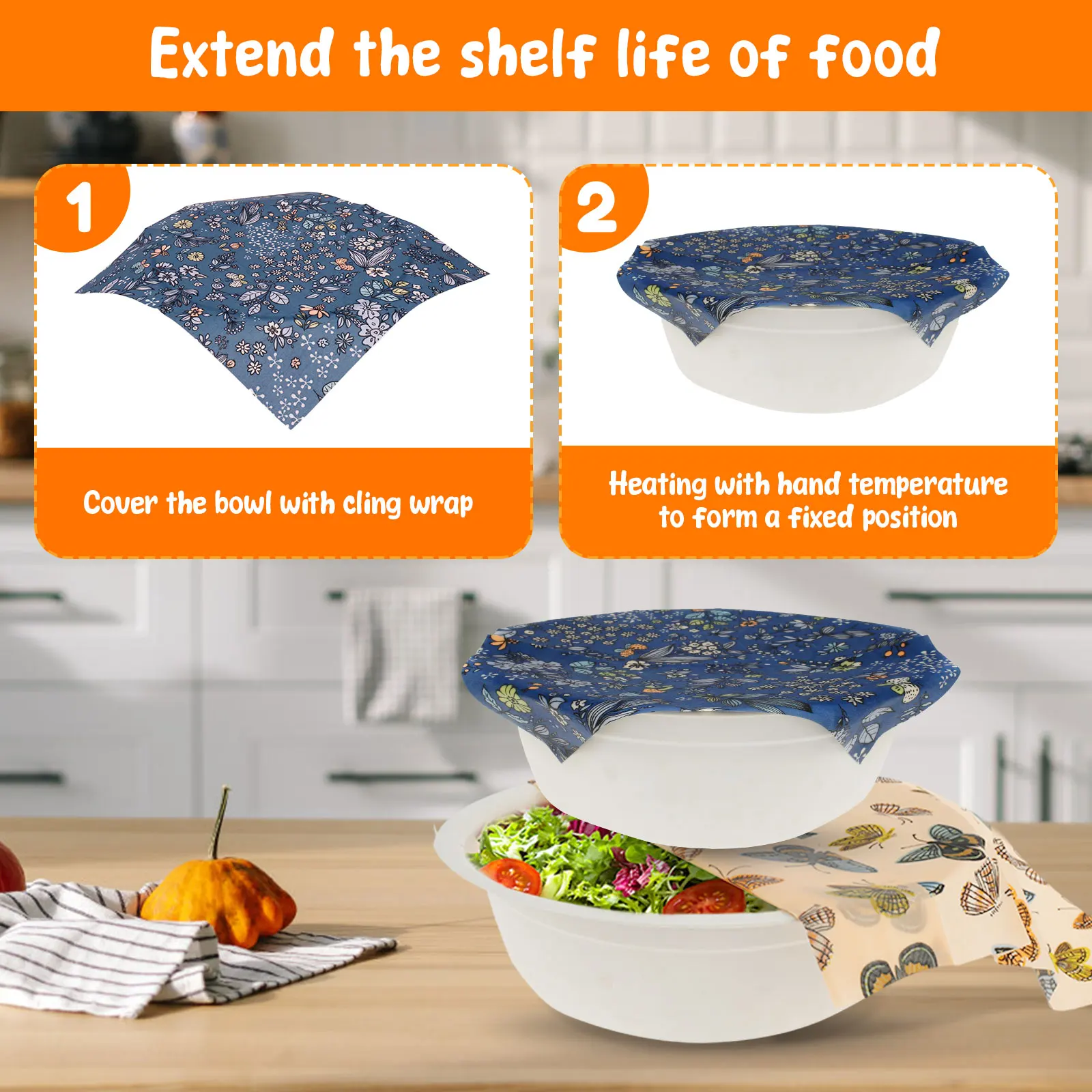 مجموعة من 11 قطعة من أغطية الط - مراجعة Beeswax Wrap Reusable وسعره
