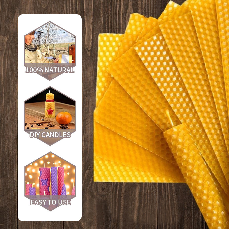 10/20/30 قطعة صفائح شمع العسل  - مراجعة Beeswax Wrap Reusable وسعره