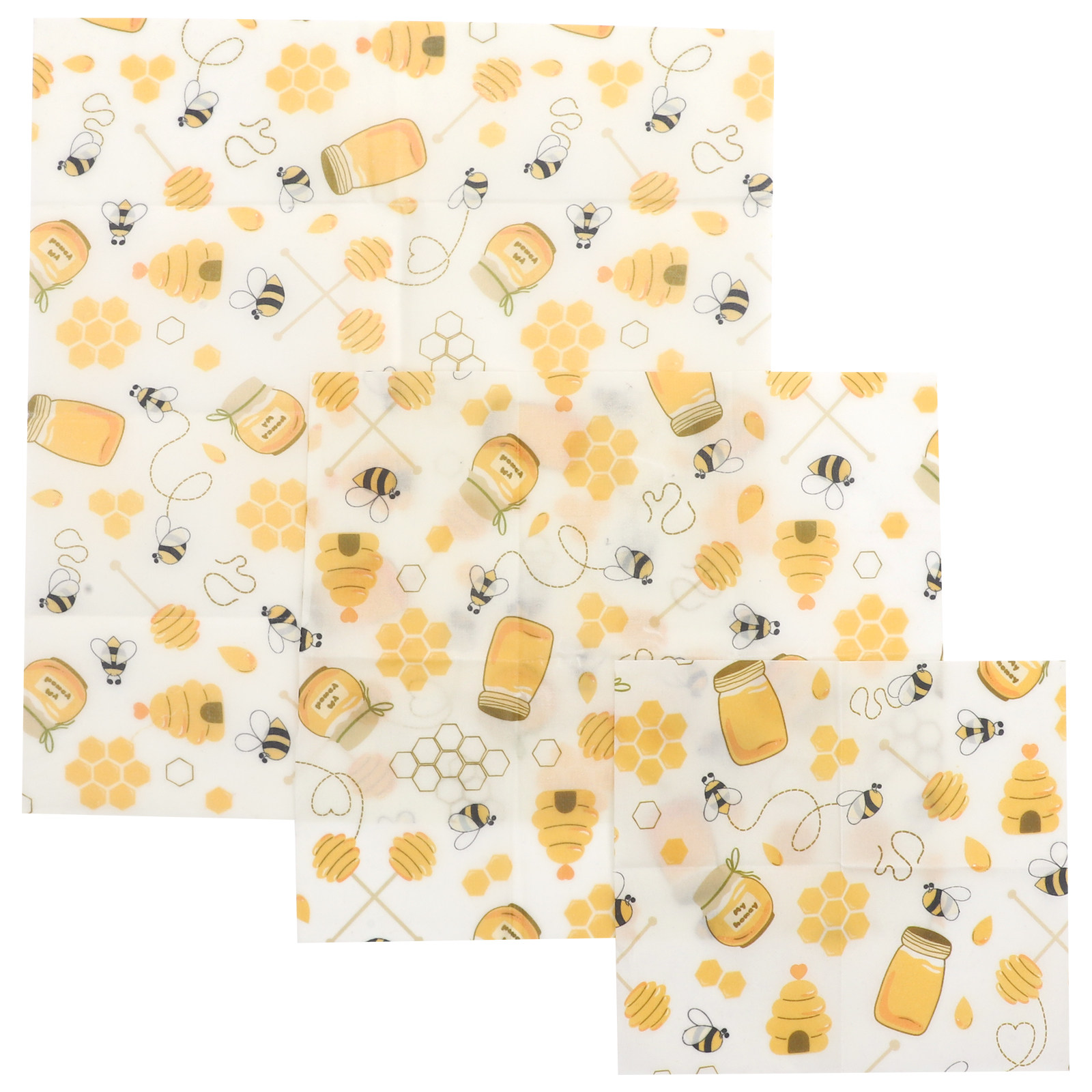 3 قطع من أغطية الطعام المصنوعة - مراجعة Beeswax Wrap Reusable وسعره